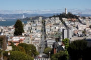 A view of  San Francisco on March 31, 2020, with its empty street.
Millions of San Francisco Bay Area  residents were ordered to stay home for the third week to slow the spread of the coronavirus as part of a lockdown effort.
