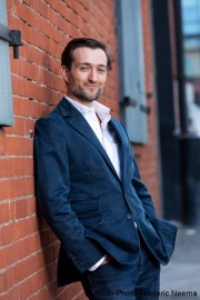 French-Spanish public speaker and vice-president at Course Hero, Tomás Pueyo, poses in San Francisco on May 8, 2020.