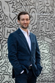 French-Spanish public speaker and vice-president at Course Hero, Tomás Pueyo, poses in San Francisco on May 8, 2020.