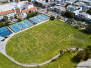 People lay on the grass inside circles drawn to encourage  social distancing at Dolores Park in San Francisco, CA, on  May 21, 2020. This effort marks the city’s latest effort to get back to some sort of normalcy following the long shelter-in-place order while trying to keep the risks of infection from the coronavirus to the minimum.