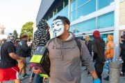 Looters stealing goods after they broke into the local Best Buy store in Emeryville , CA, on May 30, 2020.