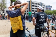 Protesters demonstrate against police brutality in San Francisco, CA , on May 30, 2020.