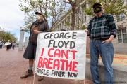 Protesters demonstrate against police brutality in San Francisco, CA , on May 30, 2020.