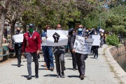 A peaceful march for equality where supporters were asked to wear their  Sunday Best Attires was attended by hundreds of people of all ethnicities  in Oakland on June 6, 2020.