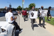 A peaceful march for equality where supporters were asked to wear their  Sunday Best Attires was attended by hundreds of people of all ethnicities  in Oakland on June 6, 2020.