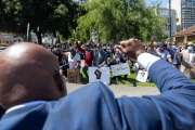 A peaceful march for equality where supporters were asked to wear their  Sunday Best Attires was attended by hundreds of people of all ethnicities  in Oakland on June 6, 2020.