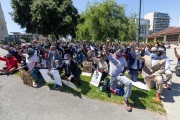 A peaceful march for equality where supporters were asked to wear their  Sunday Best Attires was attended by hundreds of people of all ethnicities  in Oakland on June 6, 2020.