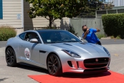 Owners of exotic cars gather at an event in Petaluma, CA, on June 27, 2020, while trying to respect social distancing rules due the ongoing COVID-19 pandemic. The event, held at the Adobe Road Wines winery , was organized by 100|OCT, an exotic car community on the US West Coast  founded by Frenchman Benoit Boningue. The event marked the final destination of a day ride through the region.